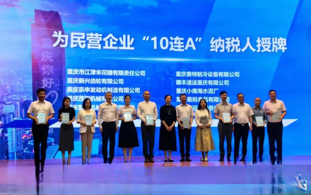 OB视讯喜获十年金牌纳税企业殊荣